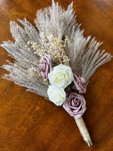 Bridal Bouquet Dried Florals & Pampas